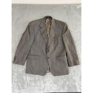 Ralph Lauren Polo University Blazer Mens 44 Short Wool Herringbone Two Button